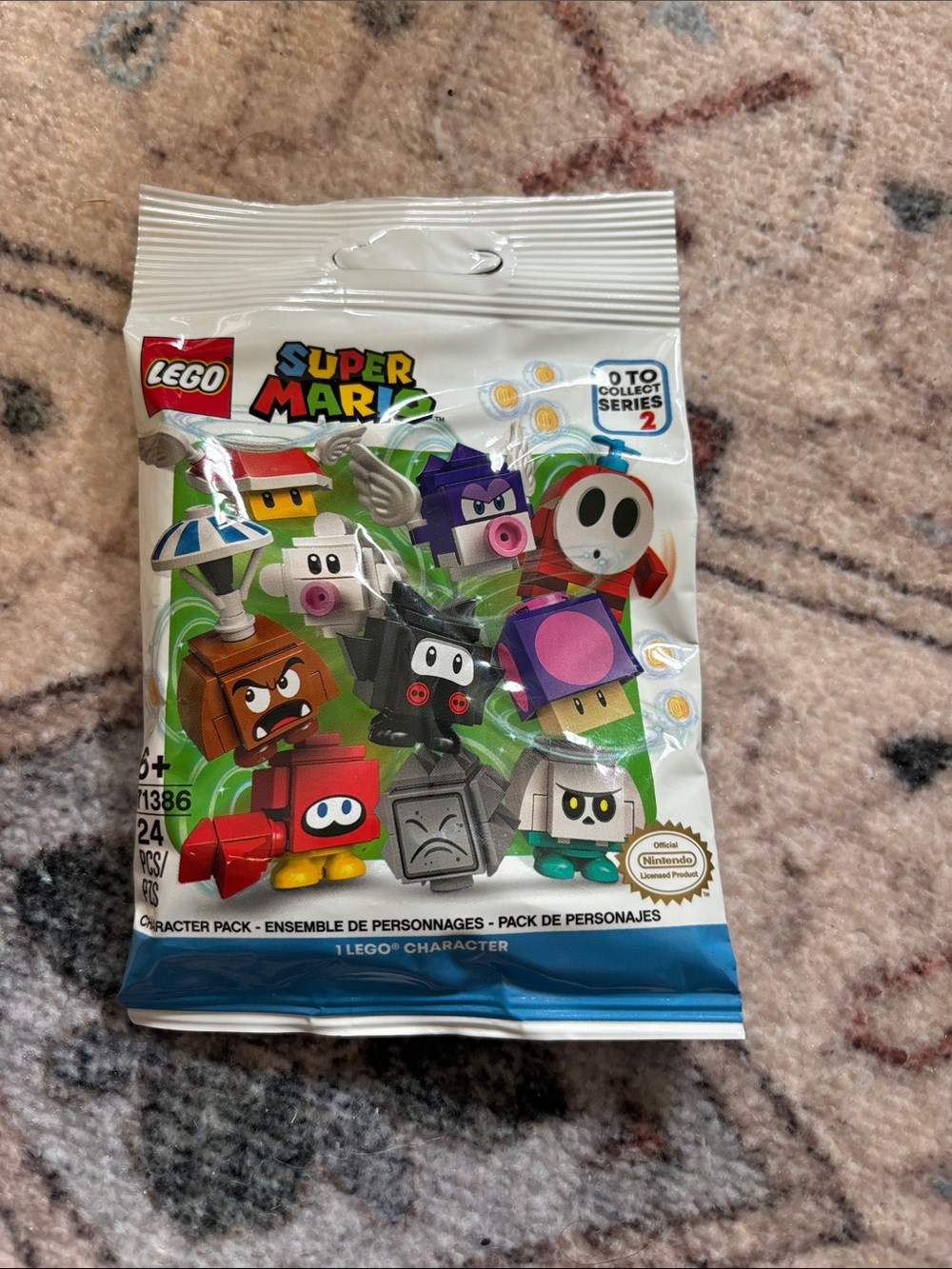 New! LEGO minifigure Super Mario blind bag, series 2